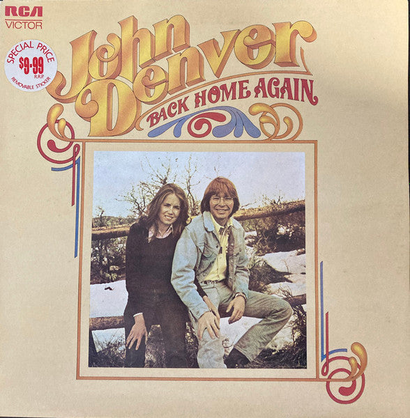 John Denver : Back Home Again (LP, Album, RE)