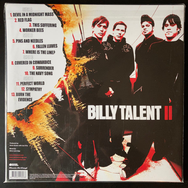 Billy Talent : Billy Talent II (2xLP, Album, RE, RP)