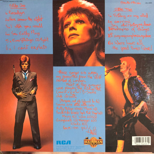 Bowie* : Pinups (LP, Album, RE)