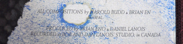 Harold Budd / Brian Eno With Daniel Lanois : The Pearl (LP, Album)