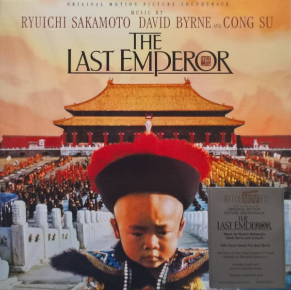 Ryuichi Sakamoto, David Byrne And Cong Su : The Last Emperor (Original Motion Picture Soundtrack) (LP, Album, RE, RM, 180)