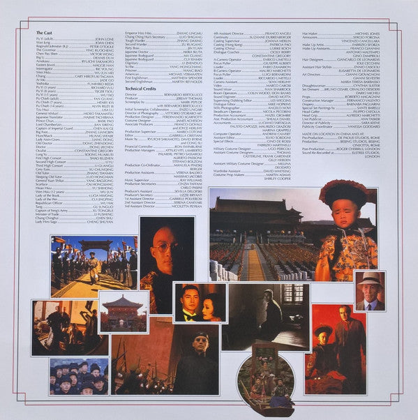 Ryuichi Sakamoto, David Byrne And Cong Su : The Last Emperor (Original Motion Picture Soundtrack) (LP, Album, RE, RM, 180)