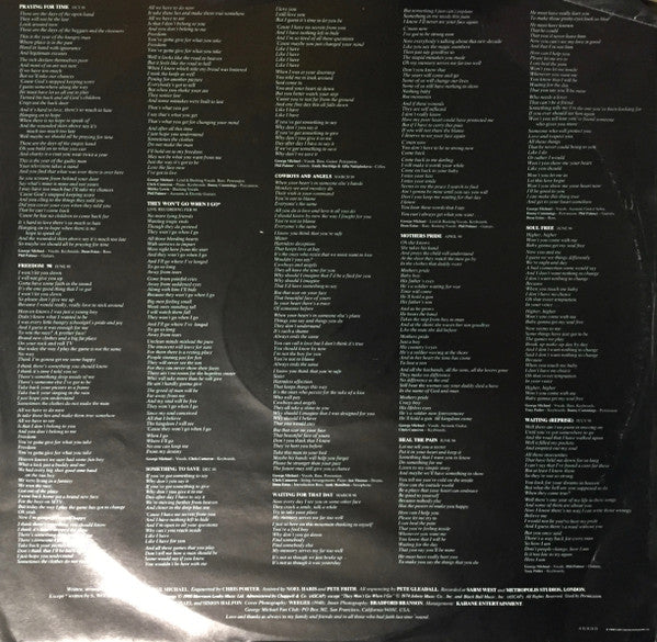 George Michael : Listen Without Prejudice Vol. 1 (LP, Album, Col)