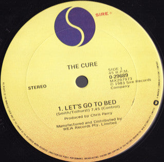 The Cure : Let's Go To Bed (12", Maxi)