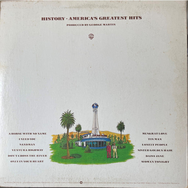 America (2) : History · America's Greatest Hits (LP, Comp)