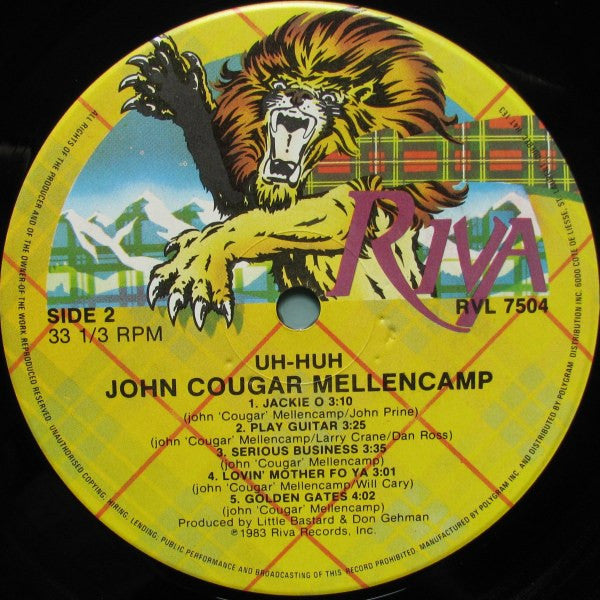 John Cougar Mellencamp : Uh-Huh (LP, Album)