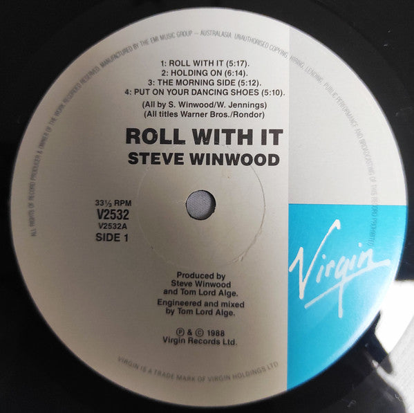 Steve Winwood : Roll With It (LP, Album)