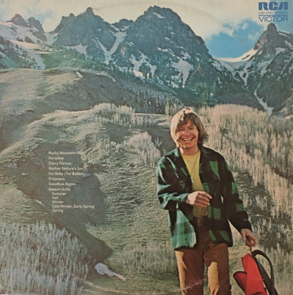 John Denver : Rocky Mountain High (LP, Album, P/Mixed, Gat)
