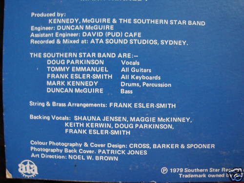 Doug Parkinson's Southern Star Band* : I'll Be Around (LP, Album)