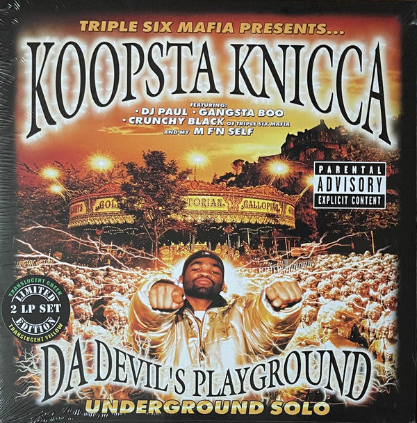 Triple Six Mafia* Presents… Koopsta Knicca : Da Devil's Playground: Underground Solo (LP, Gre + LP, Yel + Album, Ltd, RE)