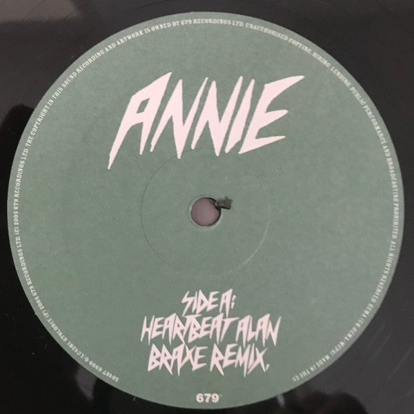 Annie : Heartbeat (12", Single)