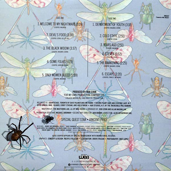 Alice Cooper (2) : Welcome To My Nightmare (LP, Album, RE)