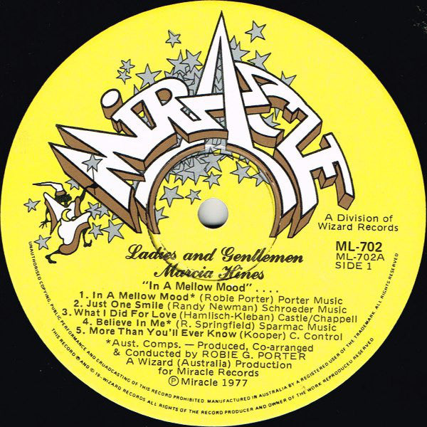 Marcia Hines : Ladies And Gentlemen (LP, Album)