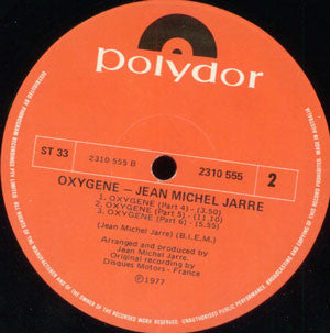 Jean Michel Jarre* : Oxygene (LP, Album)