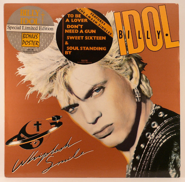 Billy Idol : Whiplash Smile (LP, Album)