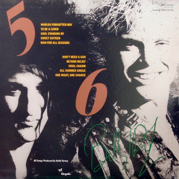 Billy Idol : Whiplash Smile (LP, Album)