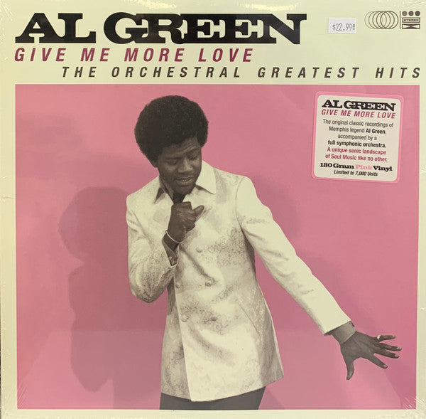 Al Green : Give Me More Love (The Orchestral Greatest Hits) (LP, RSD, Comp, Ltd, Pin)