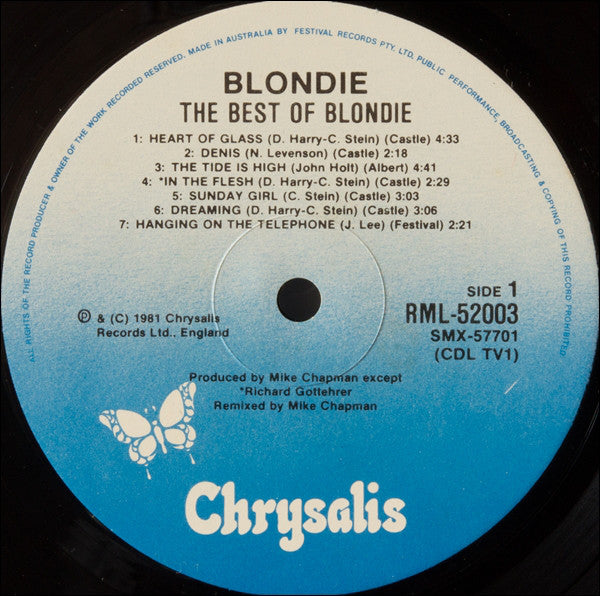 Blondie : The Best Of Blondie (LP, Comp)