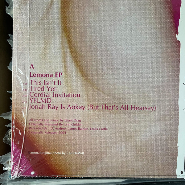 Giant Drag : Lemona / Swan Song (LP, Album, Comp, Ltd, Gol)