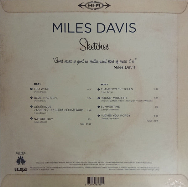 Miles Davis : Sketches (LP, RSD, Comp, Ltd, RM, Blu + CD, Comp)