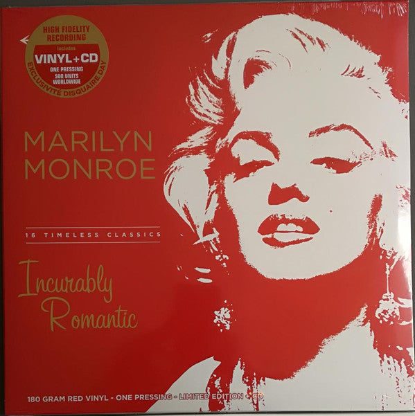 Marilyn Monroe : Incurably Romantic (LP, Comp, Red + CD, Comp)