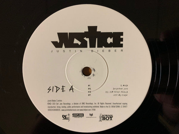 Justin Bieber : Justice (2xLP, Album)