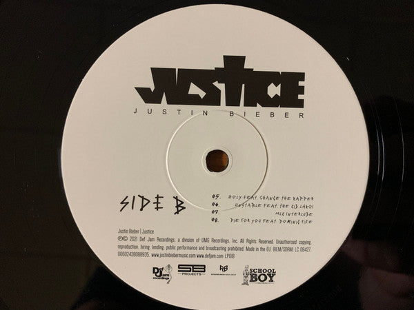 Justin Bieber : Justice (2xLP, Album)
