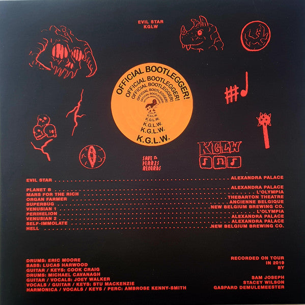 King Gizzard And The Lizard Wizard : Evil Star - Rats Live (LP, Comp, S/Edition, Yel)