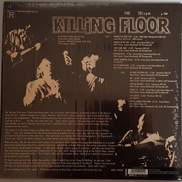 Killing Floor (2) : Killing Floor (LP, Album, RE)