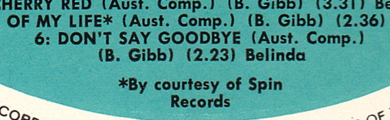 Bee Gees : Hit Sounds Of The Bee Gees (LP, Comp)
