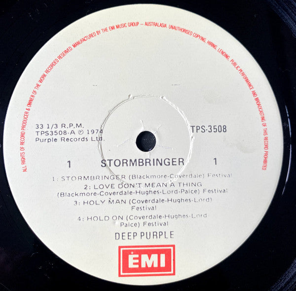 Deep Purple : Stormbringer (LP, Album)