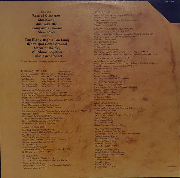 Poco (3) : Rose Of Cimarron (LP, Album)