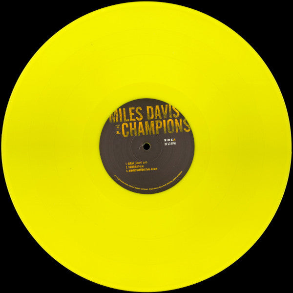 Miles Davis : Champions (Rare Miles From The Complete Jack Johnson Sessions) (LP, RSD, Comp, Ltd, Yel)
