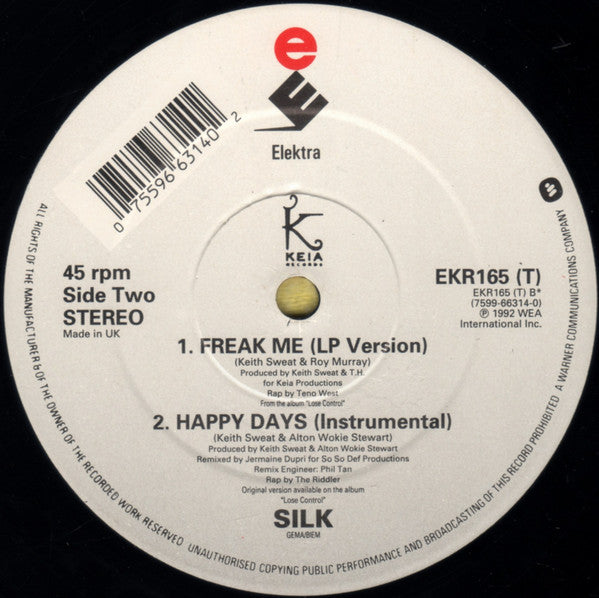 Silk (4) : Freak Me (12")