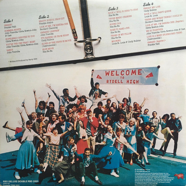 Various : Grease (The Original Soundtrack From The Motion Picture) (2xLP, Album, Gat)