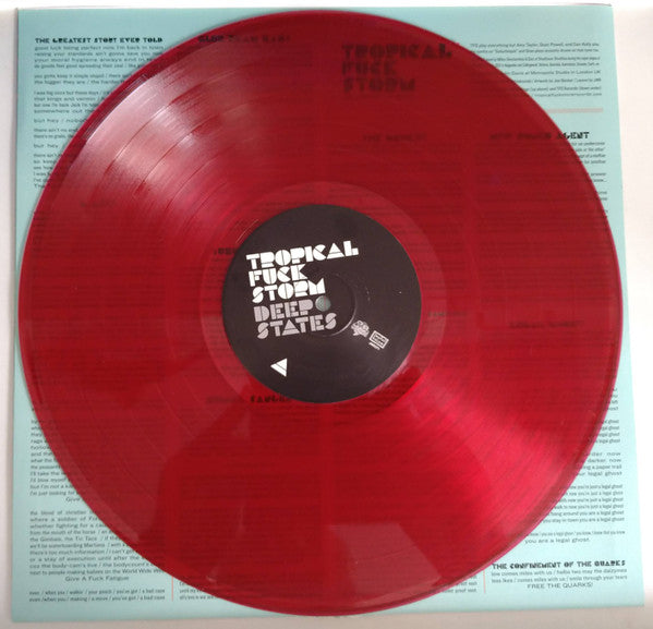 Tropical Fuck Storm : Deep States (LP, Album, Ltd, Red)