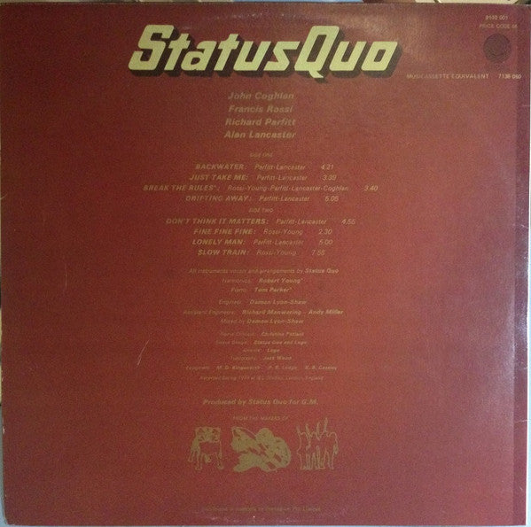 Status Quo : Quo (LP, Album)