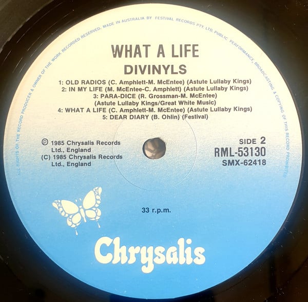 Divinyls : What A Life! (LP, Album)
