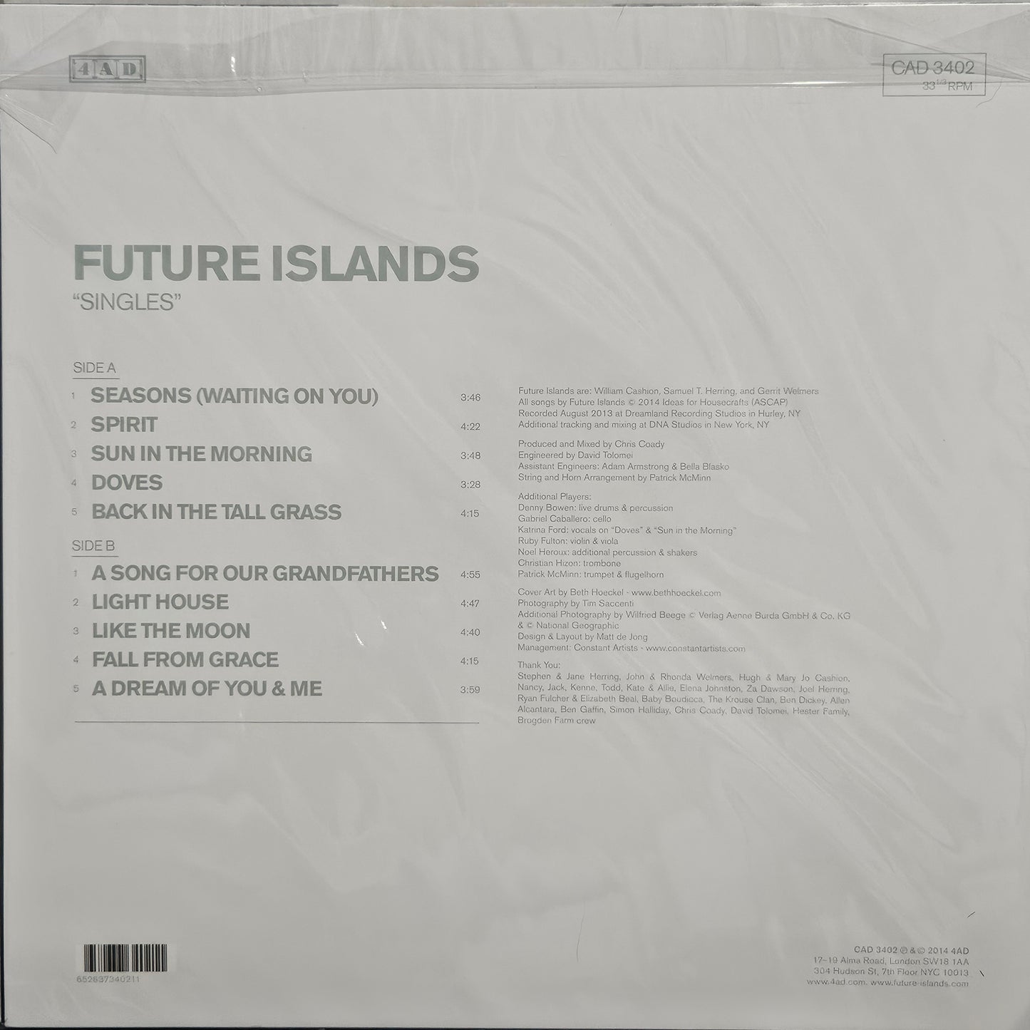 FUTURE ISLANDS Singles (Vinyl LP)