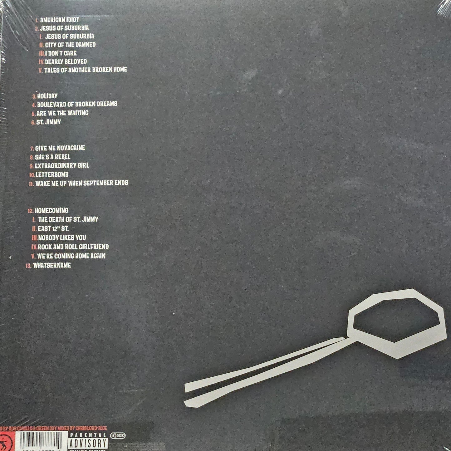 Green Day - American Idiot 2LP  GATEFOLD Greenday