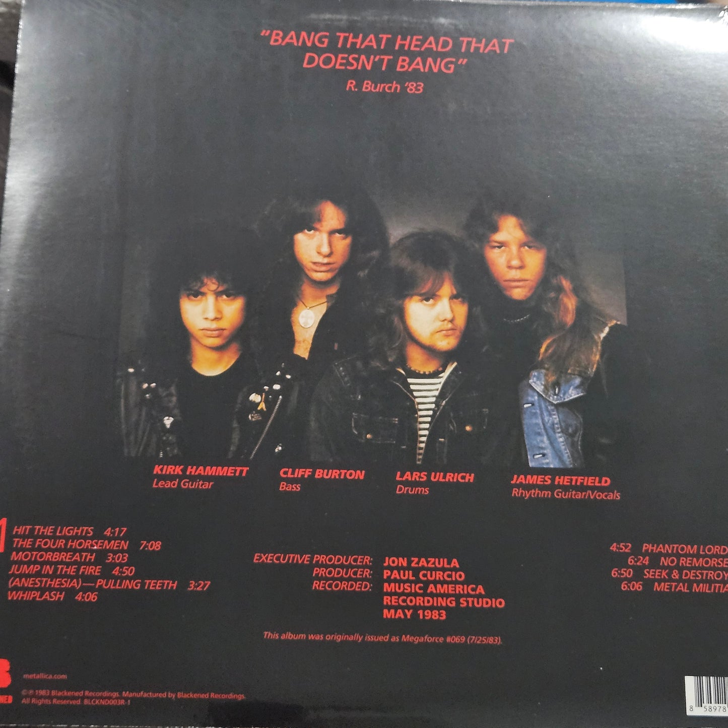 Metallica - KILL EM ALL VINYL