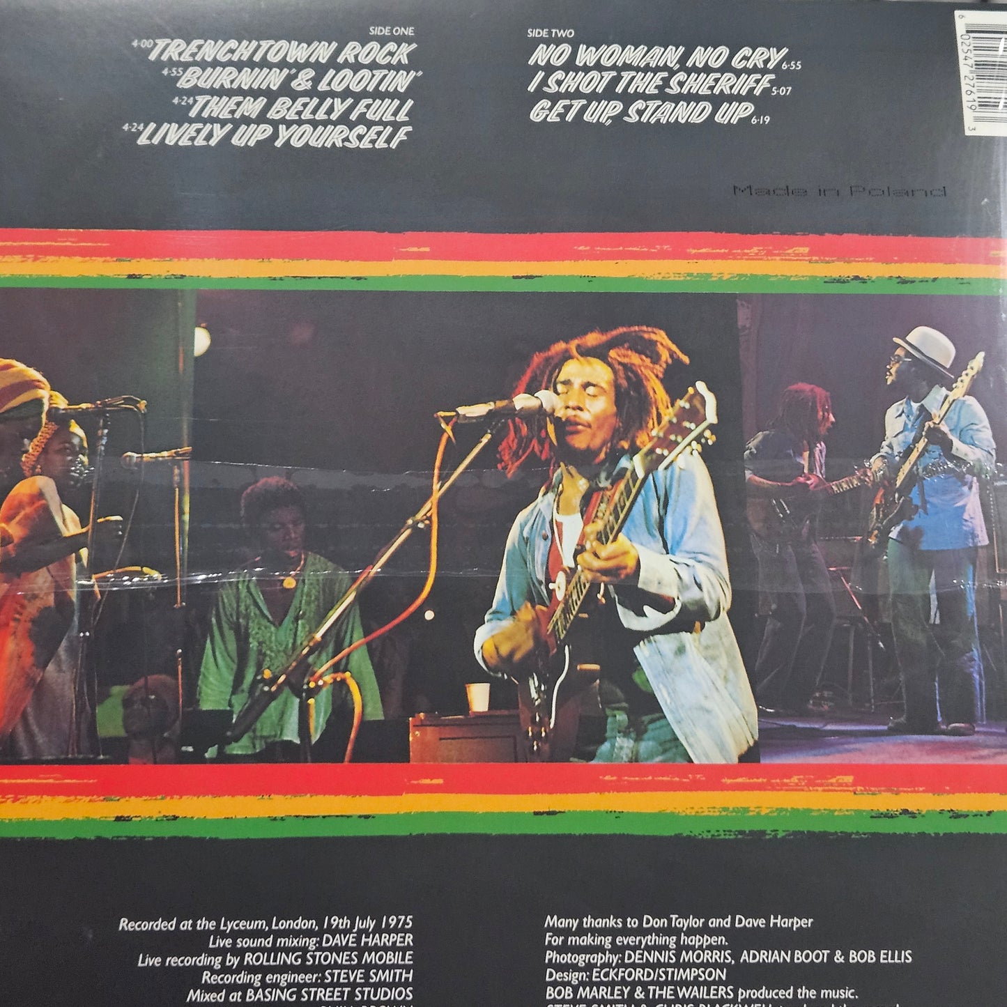 Bob Marley and the Wailers LIVE! Vinyl  record NEW AND SEALED
