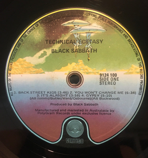 Black Sabbath : Technical Ecstasy (LP, Album)