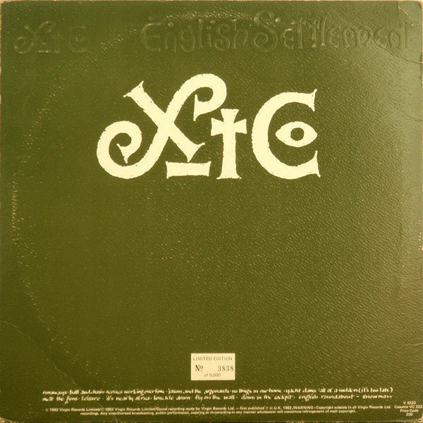 XTC : English Settlement (2xLP, Album, Ltd, Num)
