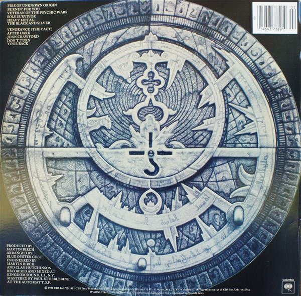 Blue Öyster Cult : Fire Of Unknown Origin (LP, Album, RE)