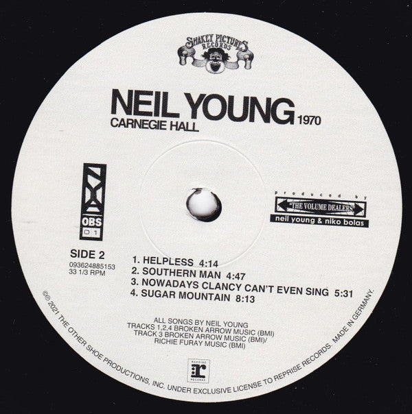 Neil Young : Carnegie Hall 1970 (2xLP, Album)