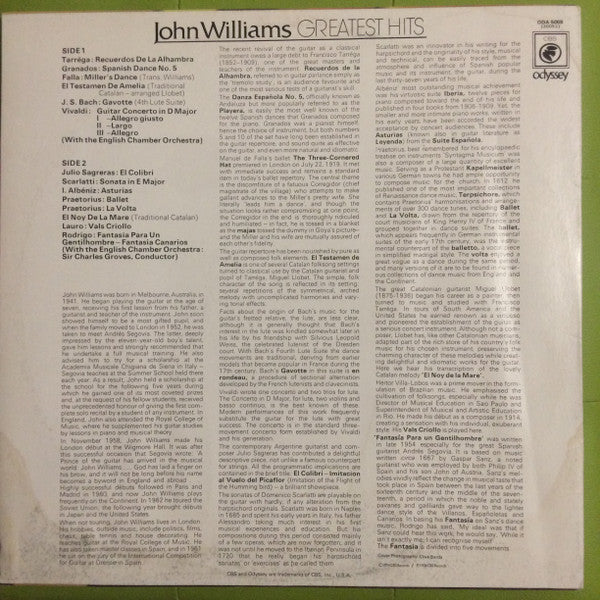 John Williams (7) : John Williams Greatest Hits (LP, Comp)