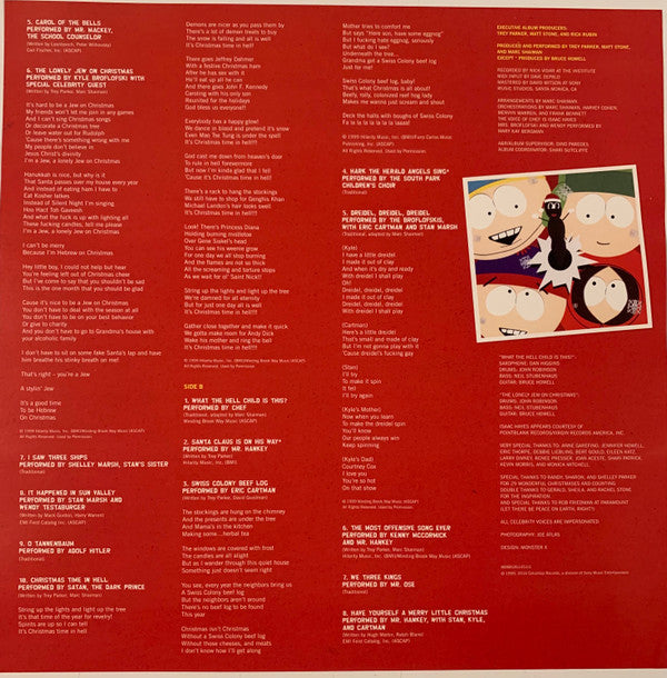 Trey Parker, Matt Stone, The Cast Of South Park : Mr. Hankey's Christmas Classics (LP, Album, RE)