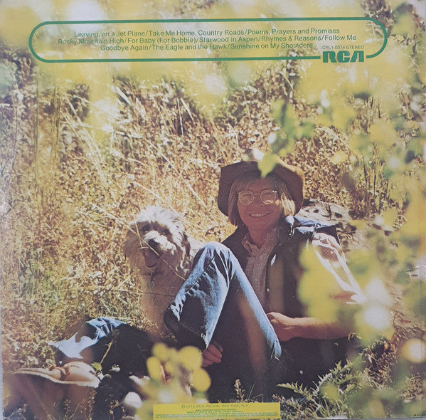 John Denver : John Denver's Greatest Hits (LP, Comp, Ora)