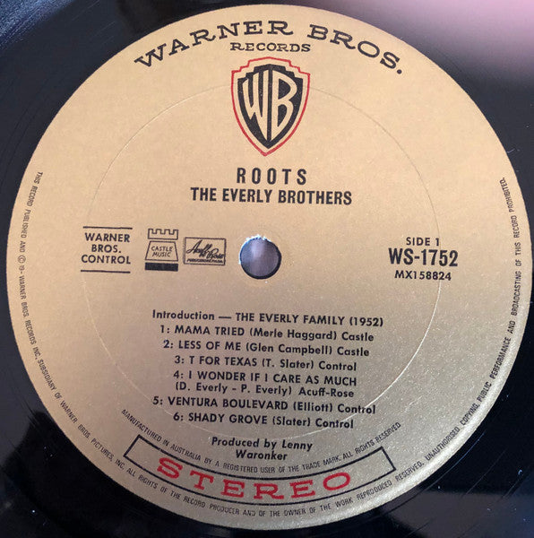 The Everly Brothers* : Roots (LP, Album, Gol)
